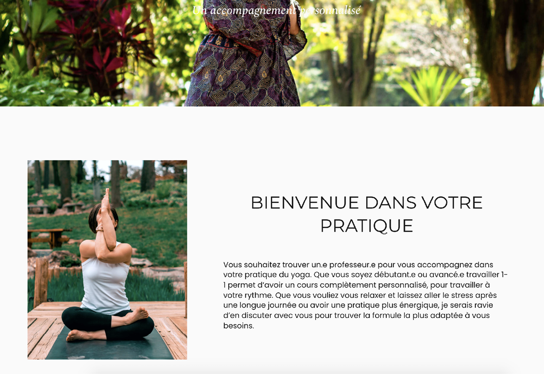 Site web - Alma yoga