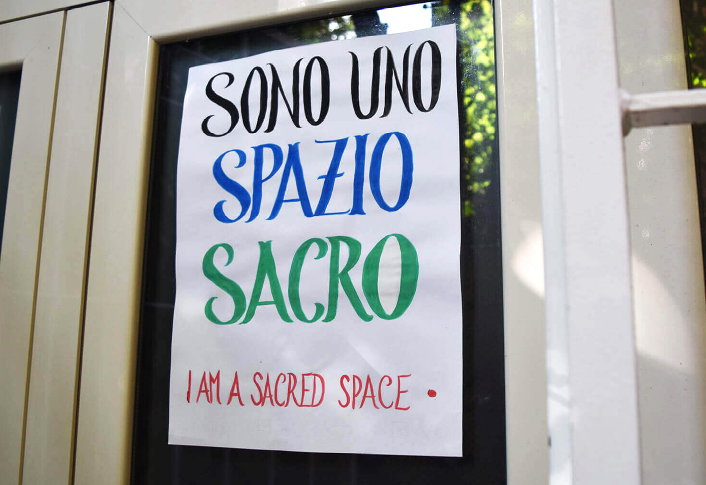 I am a sacred space - poster 1