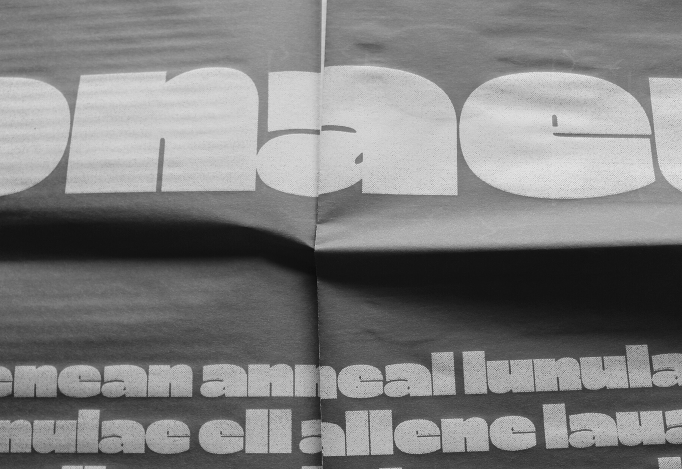 Experimentation typographique - Bold